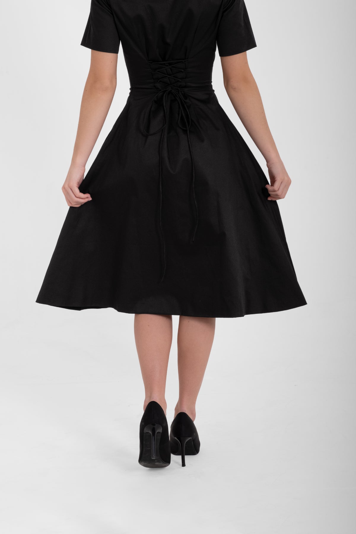 The Flared Midi Dress