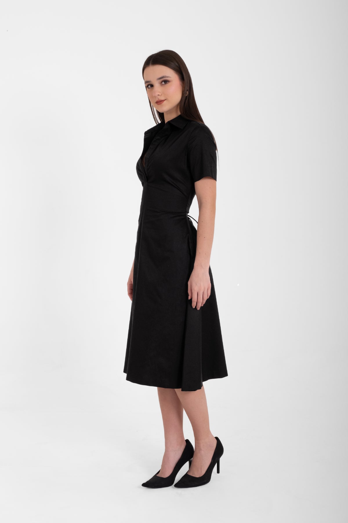 The Flared Midi Dress