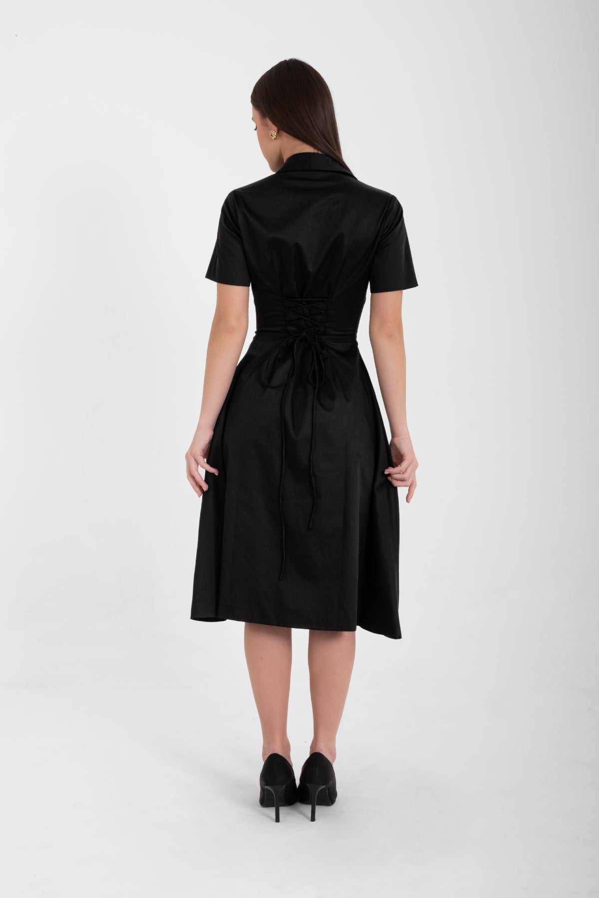 The Flared Midi Dress