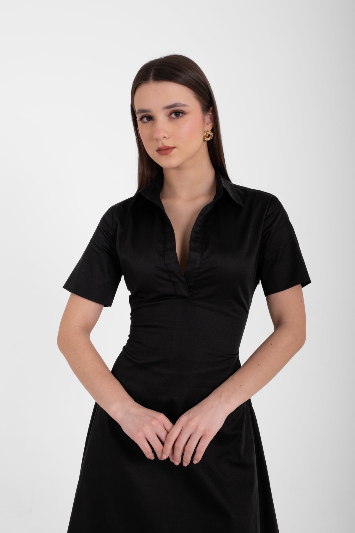 The Flared Midi Dress