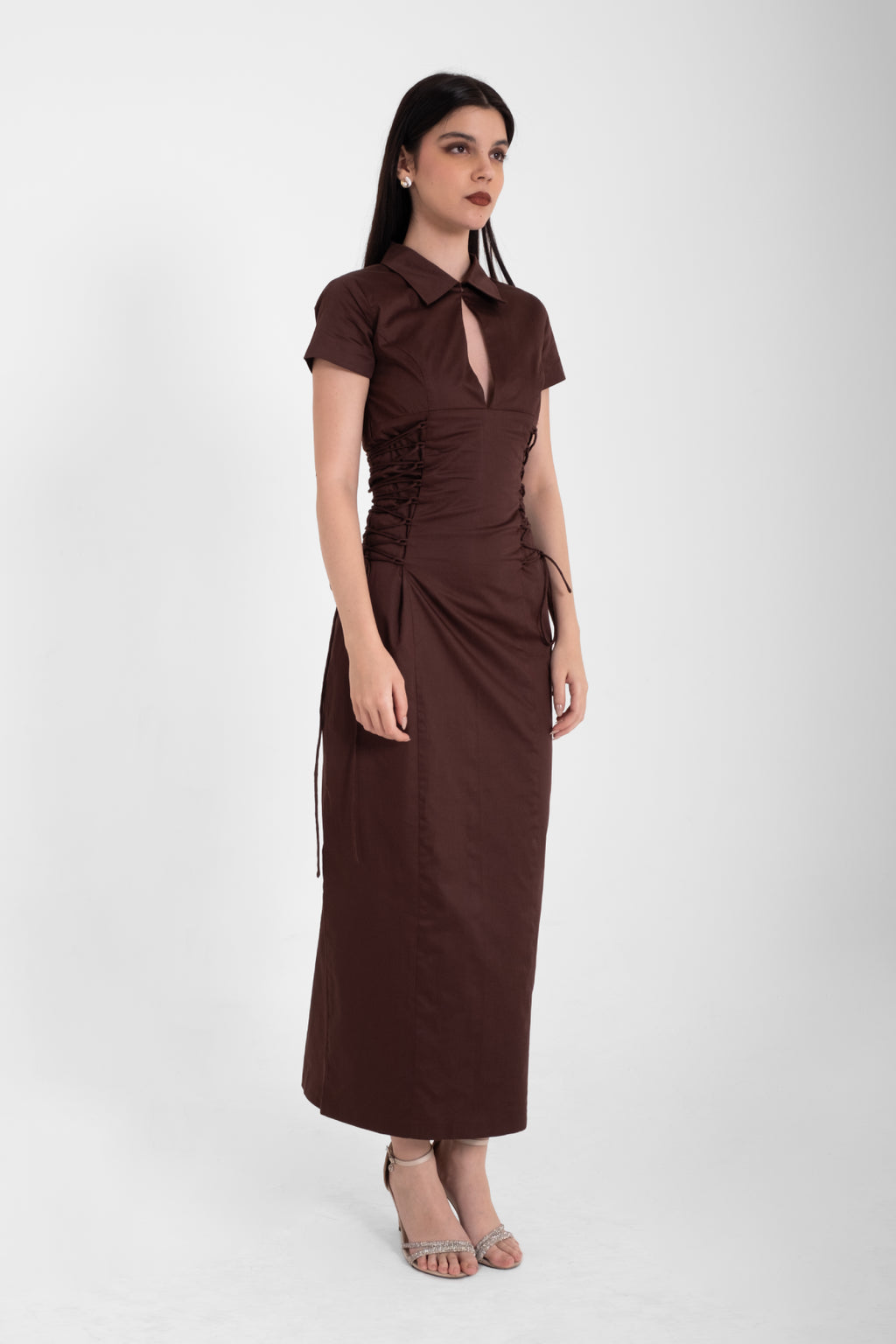 The Laced Midi Dress