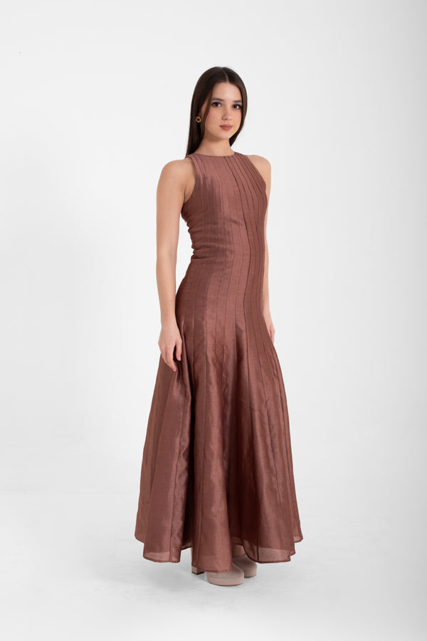 The Pintuck Maxi Dress
