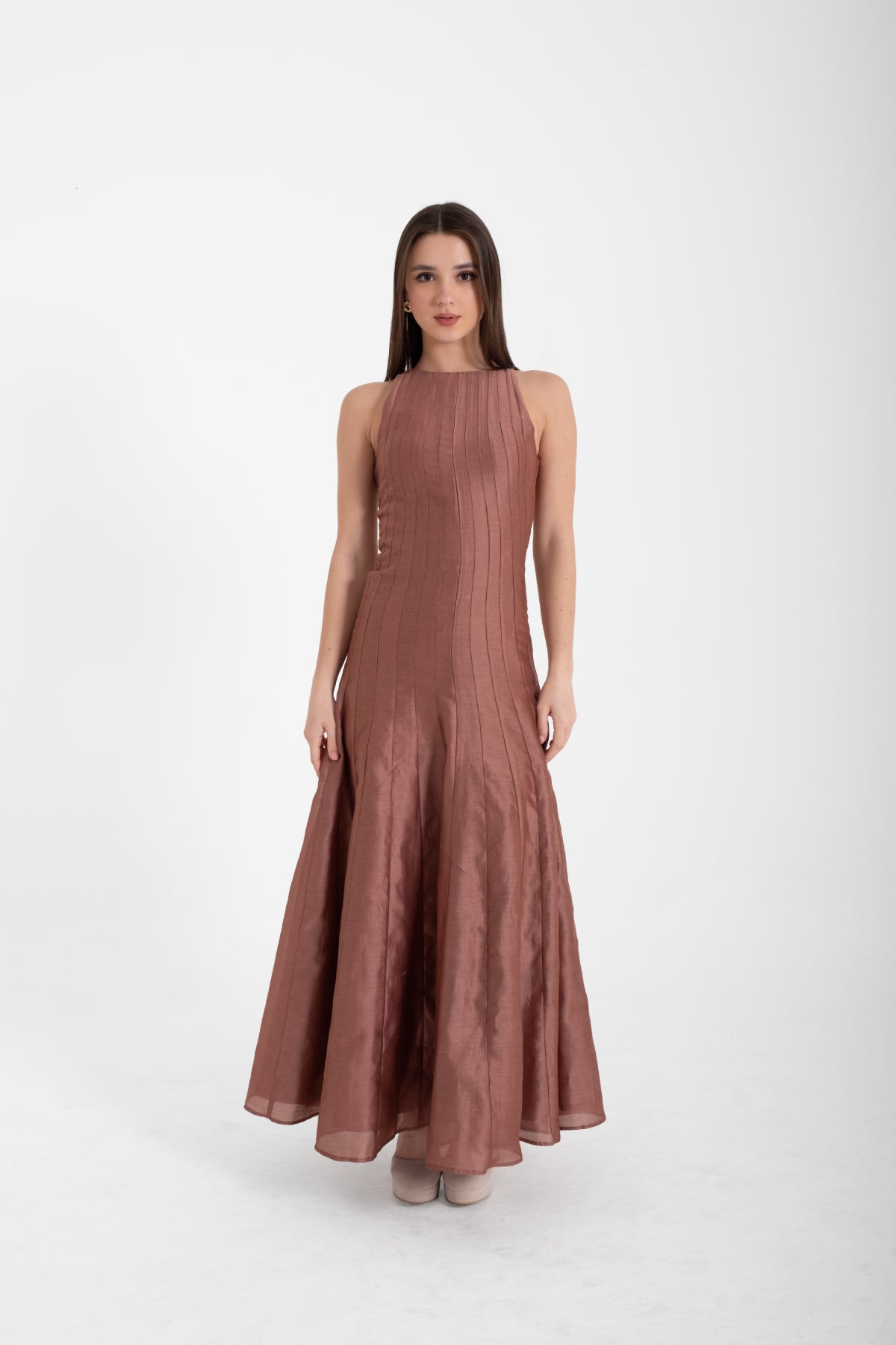 The Pintuck Maxi Dress