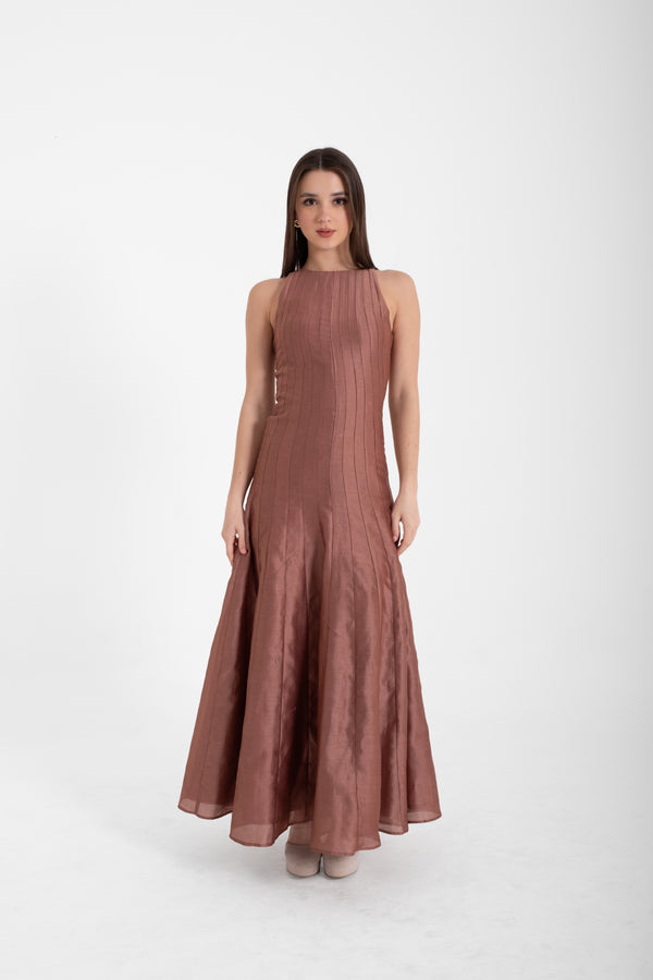 The Pintuck Maxi Dress
