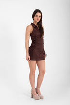 The Ruched Mini Dress